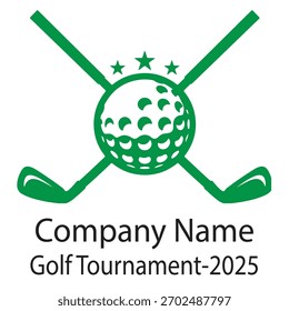 Golf Stick Icon Vector Design Element
