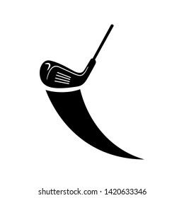 Golf Stick Icon vector Logo template