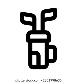 golf stick icon for your website, mobile, presentation, and logo design.