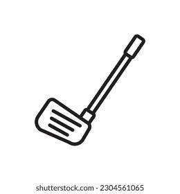 Golf Stick Outline Icon Vector Illustration