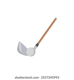 Golf Stick, Sport Equipment Vector Illustration Isolated