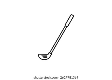 golf stick sport icon outline