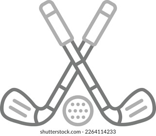 Golf Stick vector icon. Can be used for printing, mobile and web applications.