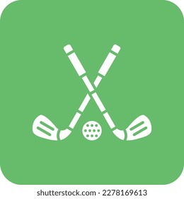 Golf Stick vector icon. Can be used for printing, mobile and web applications.