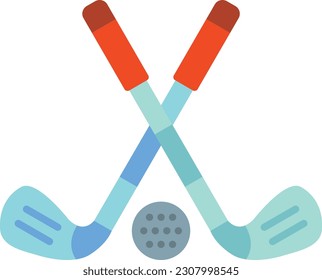 Golf Stick vector icon. Can be used for printing, mobile and web applications.