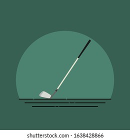 Golf Stick Vector Illustration, Golf Stick template design