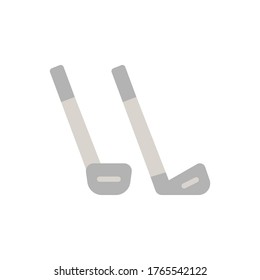 Golf sticks colored icon. Simple colored element illustration. Golf sticks concept symbol design from golf set. Can be used for web and mobile