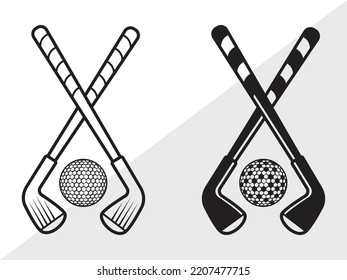 Golf SVG Printable Vector Illustration