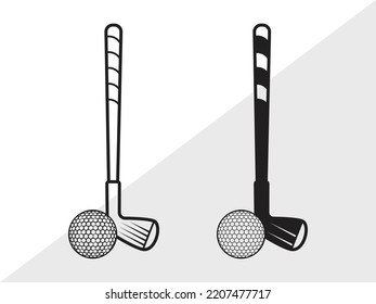 Golf SVG Printable Vektorgrafik