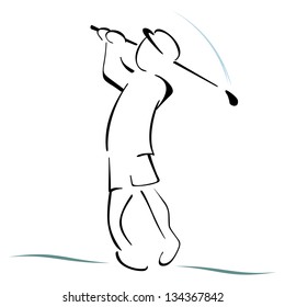 Símbolo de golf