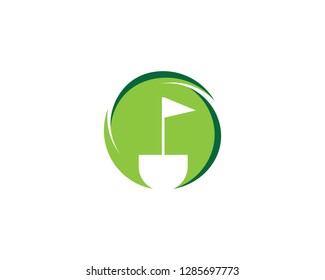 Golf symbol illustration