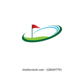 Golf symbol illustration