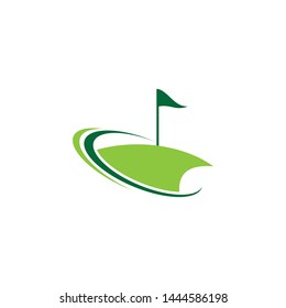 Golf symbol vector icon illustration
