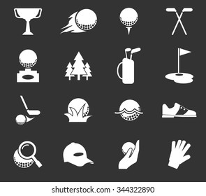 Golf symbol for web icons