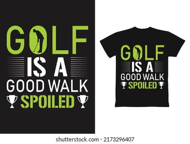 Plantilla de diseño de camiseta de golf