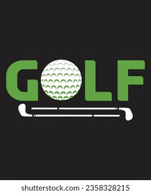 Golf T Shirt Design Vector
