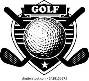 Golf T Shirt Design vector