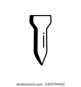 Golf Tee icon vector stock illustration