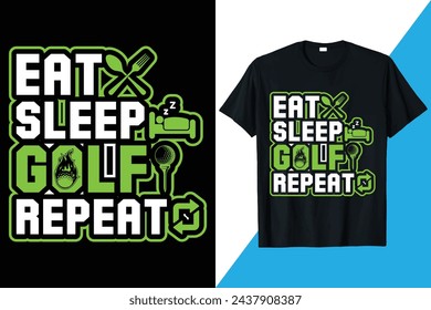 Golf Tee Shirt Design, Golf Quotes Shirt, Golf Vector Art, Funny Golf Illustration