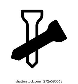 Golf Tees Icon Vector Symbol Design Illustration