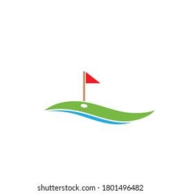 Golf  Template vector illustration icon design