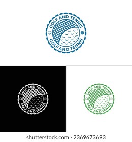 Golf And Tennis Logo Design