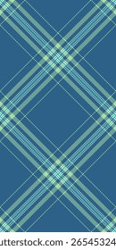 Golf textile plaid fabric, loft vector tartan check. Silky seamless background texture pattern in cyan and light colors palette.