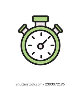 Icono de tiempo de golf Ilustración vectorial