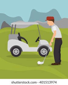 Golf Tournament Design Stock Vector (Royalty Free) 401513974