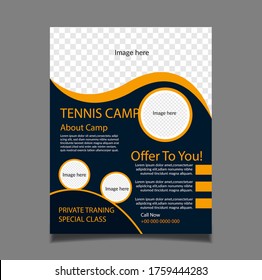 Golf Tournament Flyer Design Template