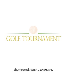 Golf Tournament label