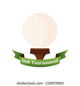 Golf Tournament label