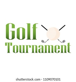 Golf Tournament label