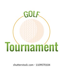 Golf Tournament label