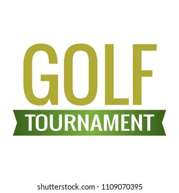 Golf Tournament label