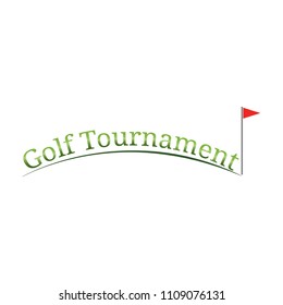 Golf Tournament label