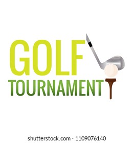 Golf Tournament label