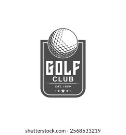 Golf Tournament Logo design simple Vector Stock