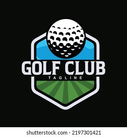 Golf Tournament logo Vector Emblem Label and Badge 