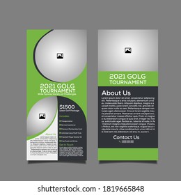  Golf Tournament Rack Card Template