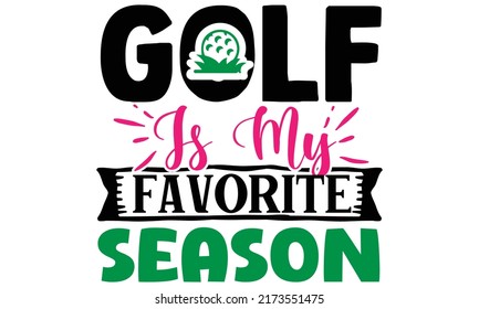 Golf tournament SVG Design Template
