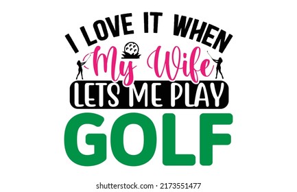 Golf tournament SVG Design Template