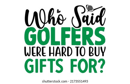 Golf tournament SVG Design Template