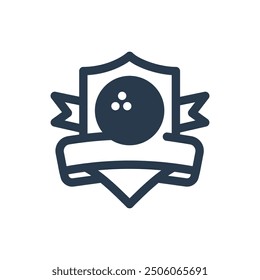 Ilustración de icono de Vector de torneo de golf
