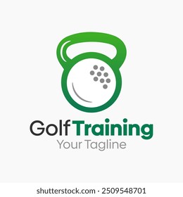 Golf Training Logo Design Template. Good for Business, Agency, Community and Organization