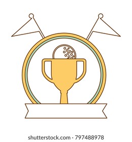 golf trophy cup championship award icon