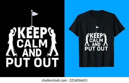 Golf T-shirt Design, Dad Retro T-shirt Design
