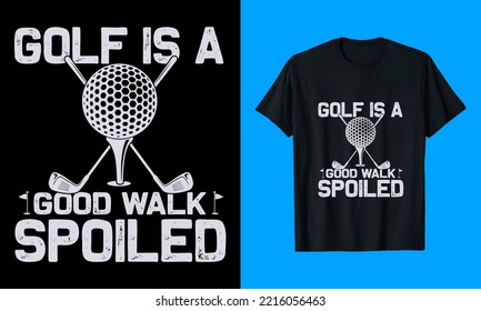 Golf T-shirt Design, Dad Retro T-shirt Design