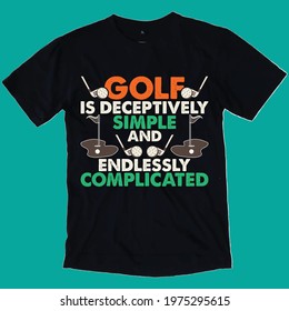 GOLF T-SHIRT DESIGN FOR GOLF LOVER