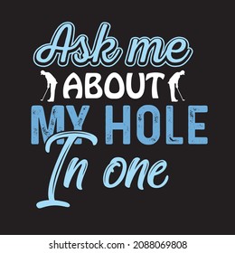 Golf T-shirt Design For Golf Lovers